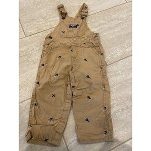 24m oshkosh planes vestbak overalls Aviator Jets 24 Month Khaki Sand Boys